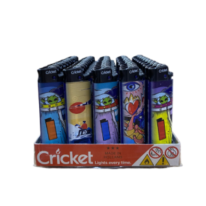 Cricket Taşlı Baskılı Çakmak