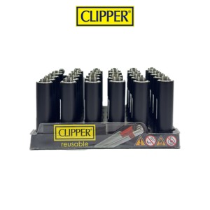 Clipper Metal Kılıflı Çakmak Siyah MK