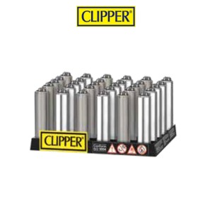 Clipper Metal Kılıflı Çakmak Silver MK-102