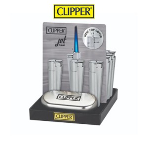 Clipper Jet Metal Çakmak Silver MJ-100