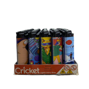 Cricket Taşlı Baskılı Çakmak