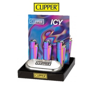 Clipper Taşlı Metal Çakmak ICY MT-121