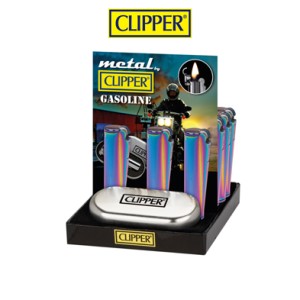 Clipper Benzinli Metal Çakmak ICY MG-121