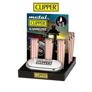 Clipper Benzinli Metal Çakmak Rose Gold MG-115