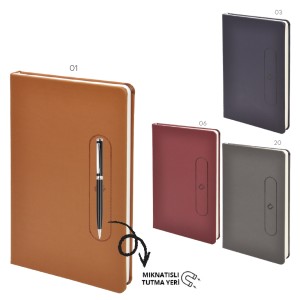 IL-6517 Termo Deri Magnetli Defter